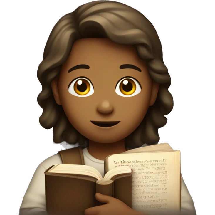 Child with a Bible emoji