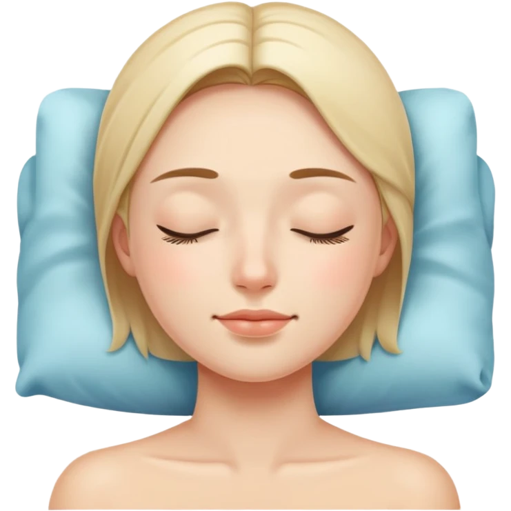 Relaxing face emoji