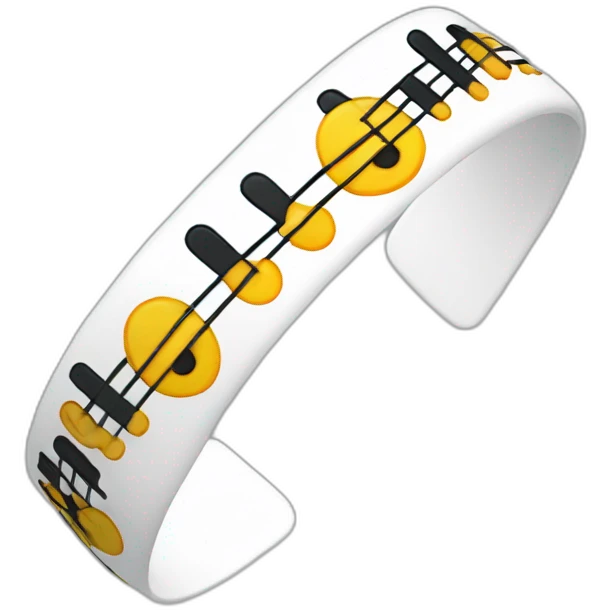 Music wrist band emoji