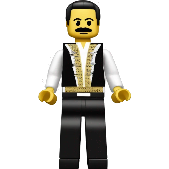 FREDDIE MERCURY lego full body emoji