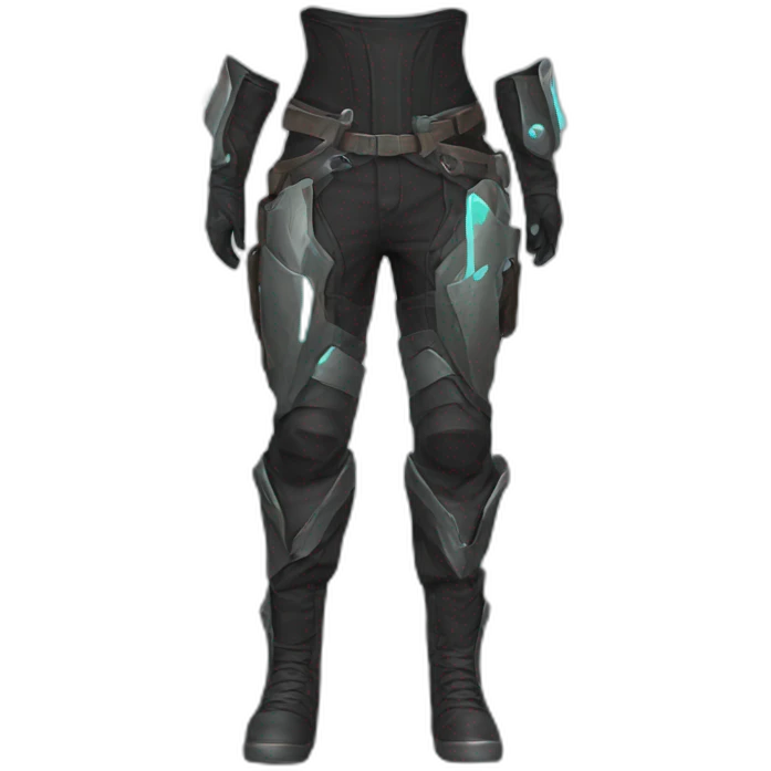 futuristic Technomancer pants armored emoji