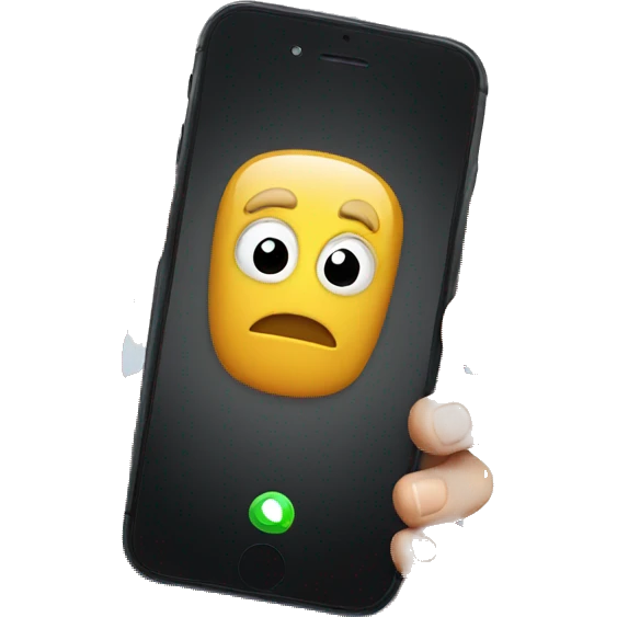 iPhone in the hand  emoji
