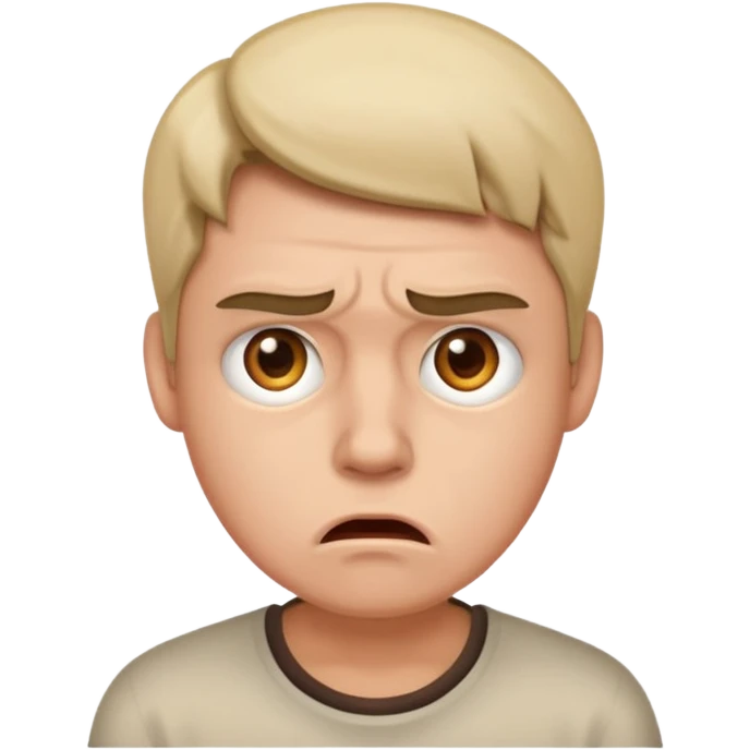Annoyance/anger - feeling of irritation or displeasure' emoji