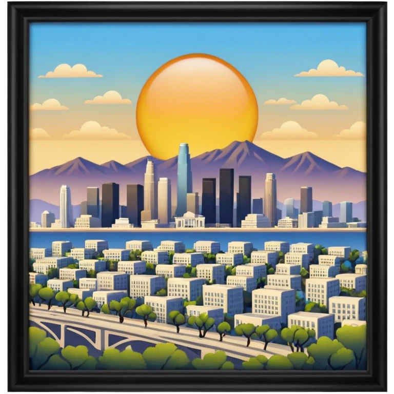 los angeles la emoji