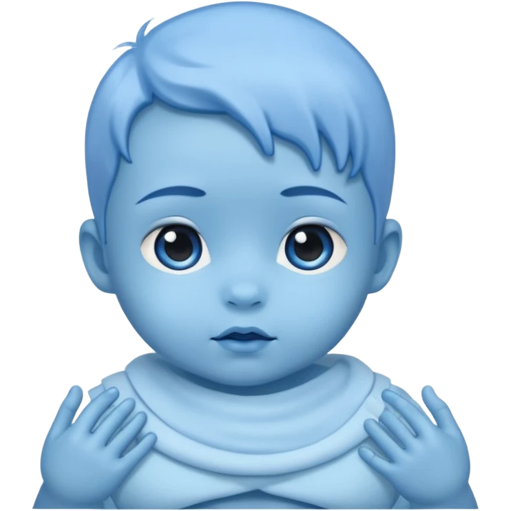 blue mutant baby emoji