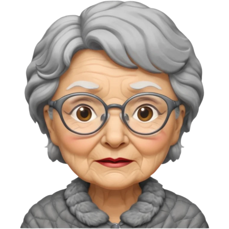 Grandma wolf emoji