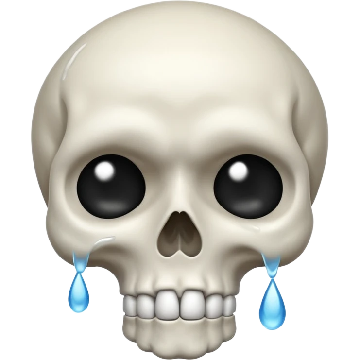crying skull emoji