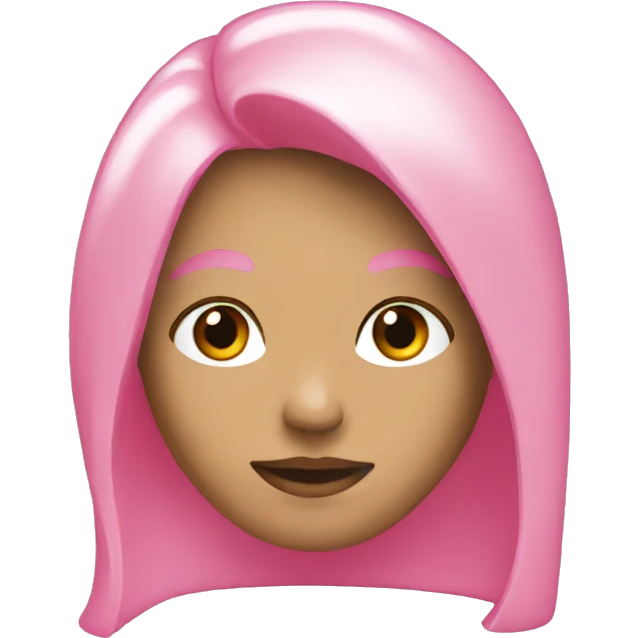 Pink  emoji