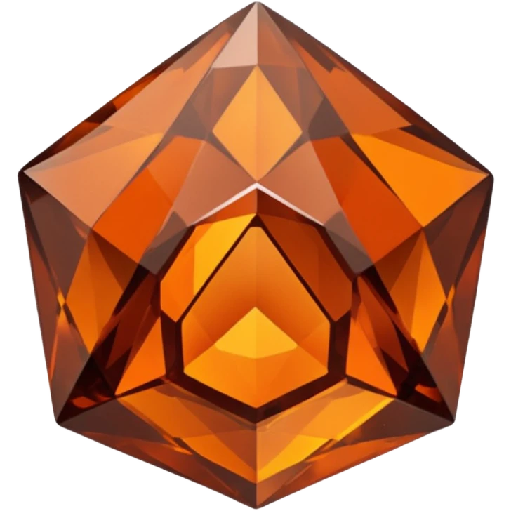 chatoyant gemstone crystal dark brown and dark orange 3d png background layers  emoji