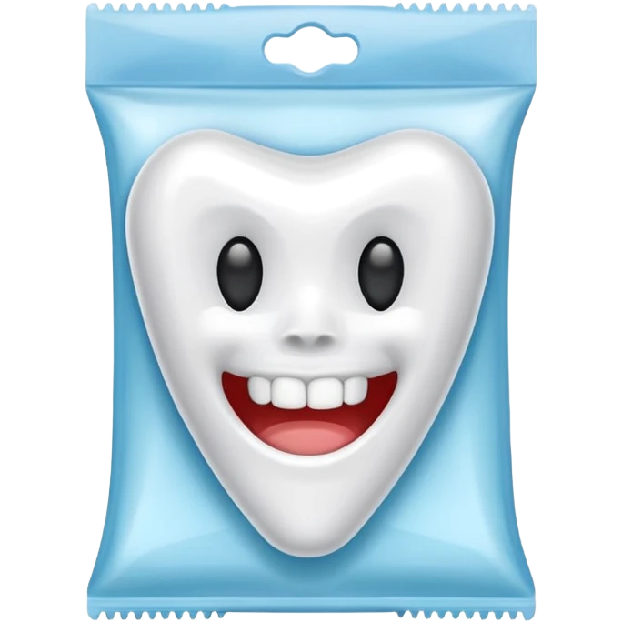 pack of dental thread  emoji