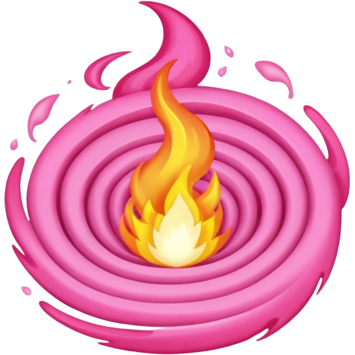 fire pink emoji