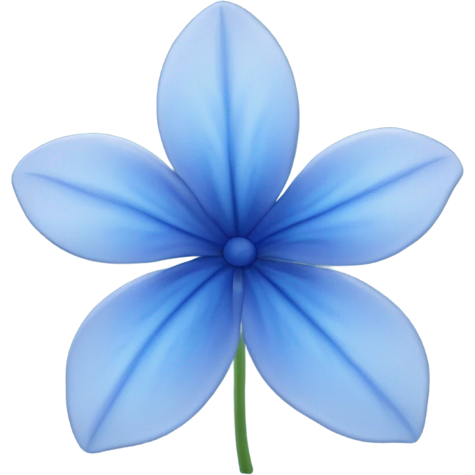 Blue flower emoji