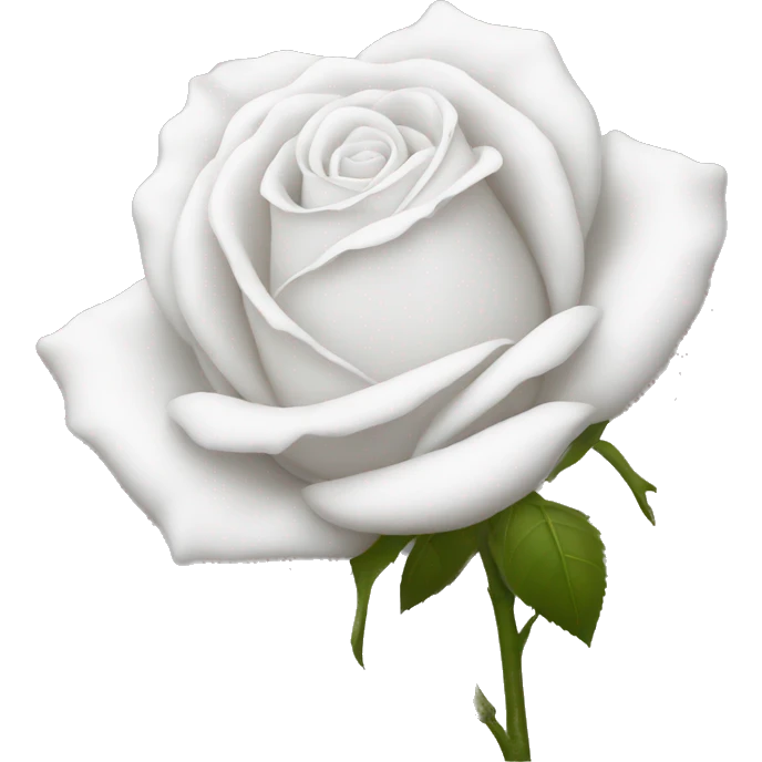 Rose white emoji