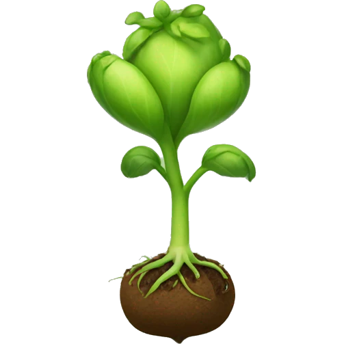 sprouting emoji