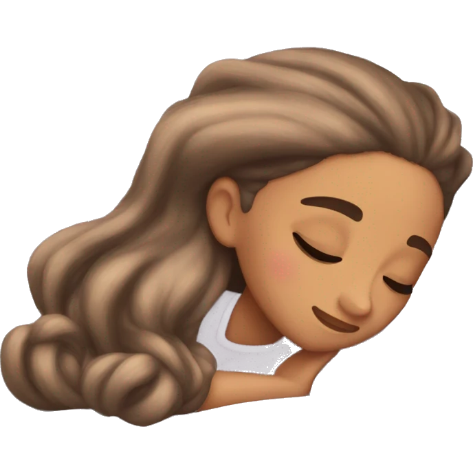 Ariana Grande sleeping emoji
