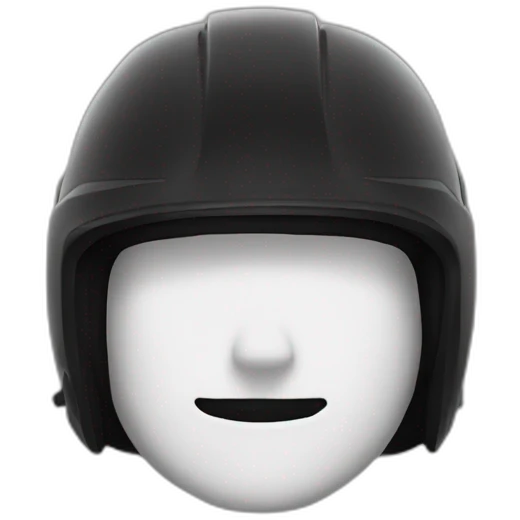 A man with black helmet written SAP Build on the helmet emoji