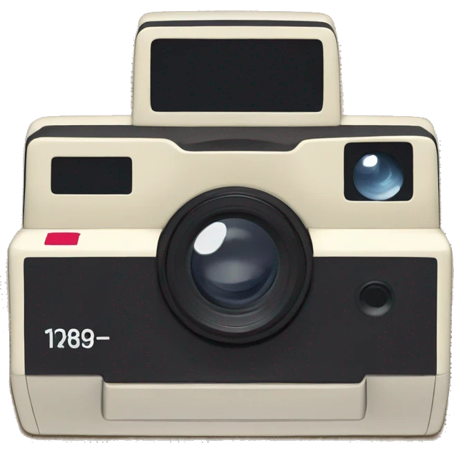 polaroid that says 1989 emoji