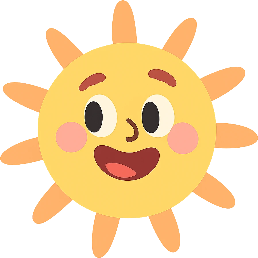 smiling sun emoji