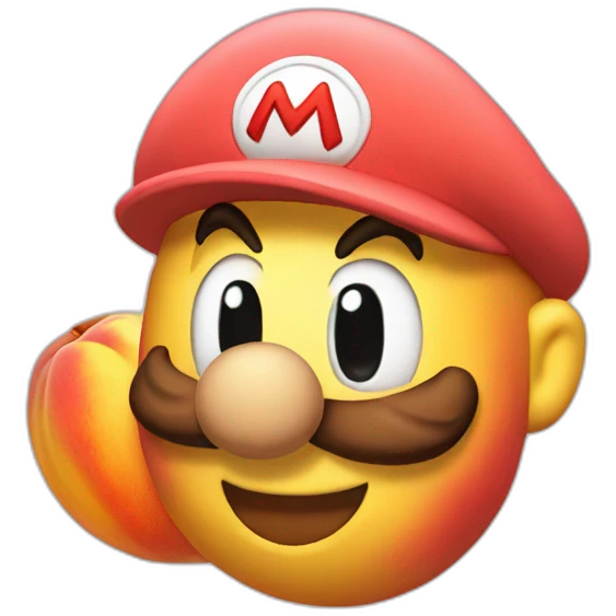 peach mario emoji