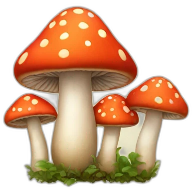 mushroom group emoji