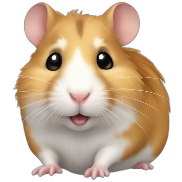 Hamster sur chien emoji