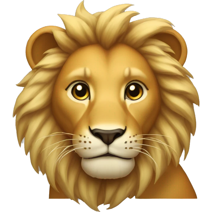 Hello lion en colère emoji