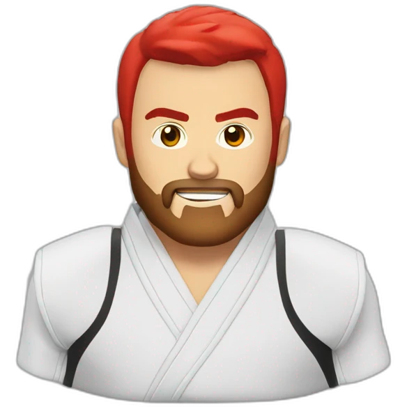 red-beared guy jiu jitsu emoji