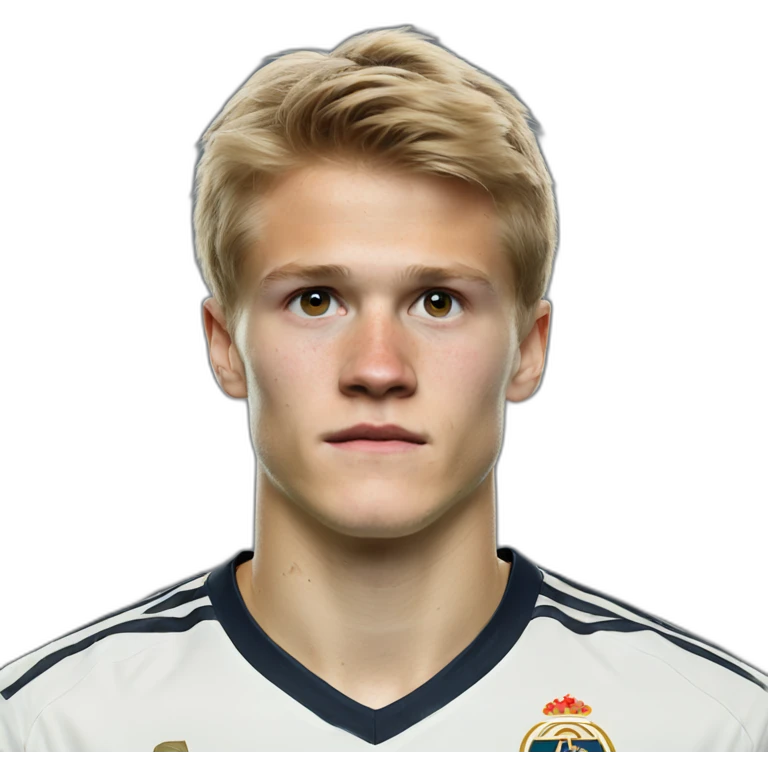 Cross-eyed odegaard emoji