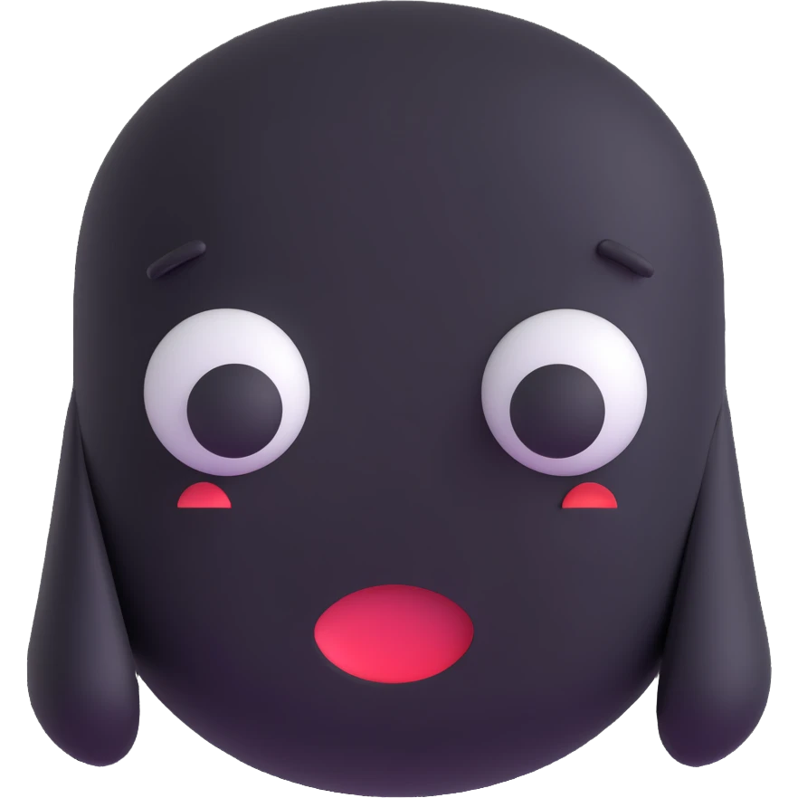 sad face, subtle sadness, glossy finish emoji