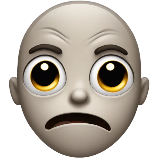 Screaming man emoji