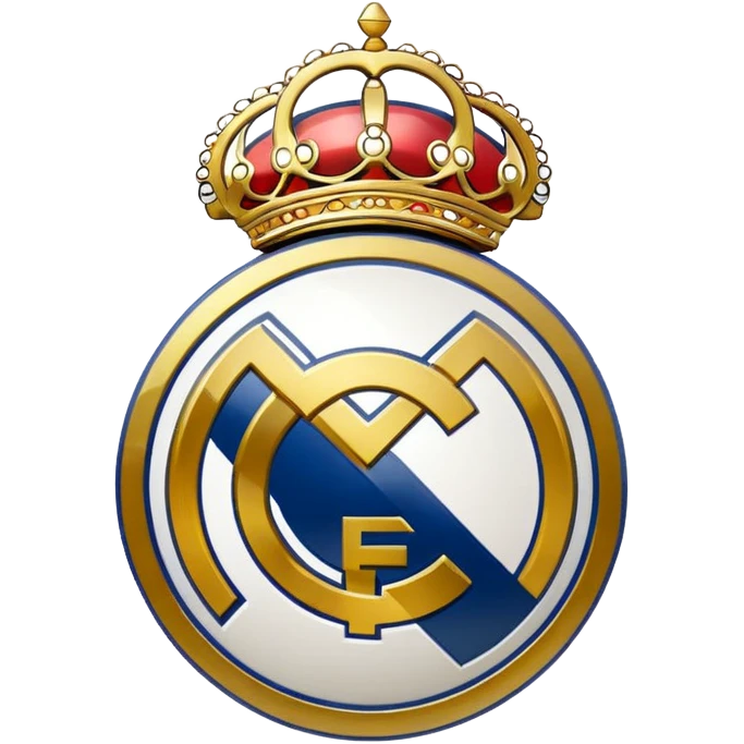 I want an emoji of real madrid logo of football and it should look realistic emoji