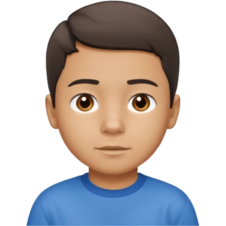 Hispanic boy, 9 years old, short hair emoji