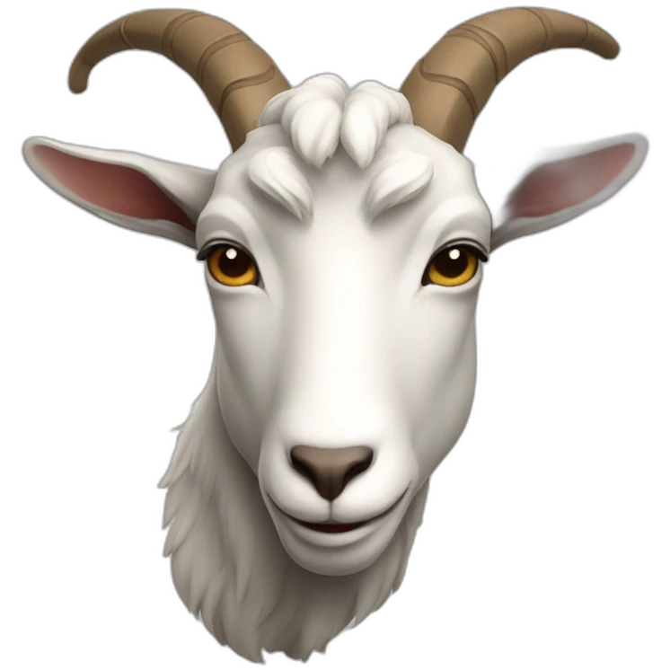 The goat emoji