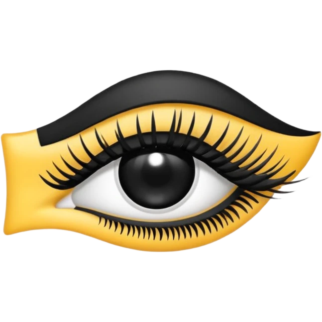 A 2d standard eyelash to hide passwords emoji emoji