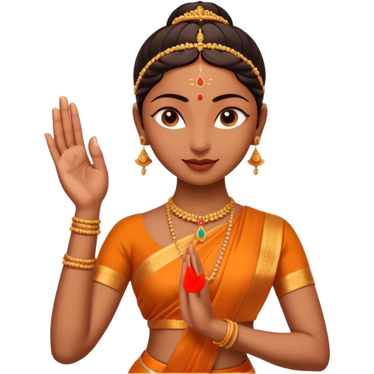 bharatnatyam mudra hands emoji