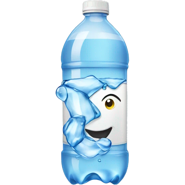 spilling bottled water emoji