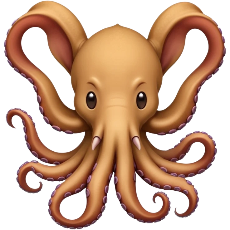 A Aardvark with Octopus arms emoji
