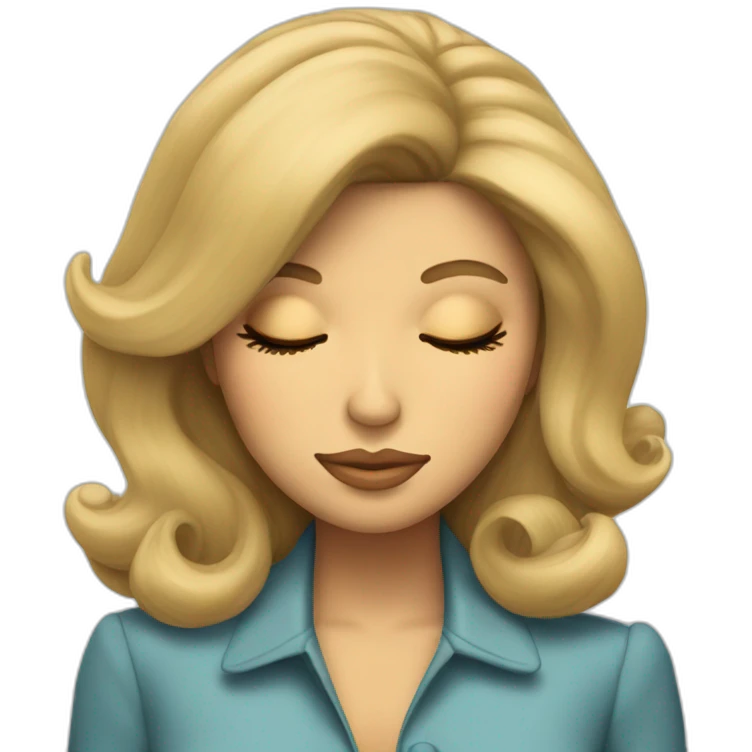 Nancy Sinatra sleeping emoji