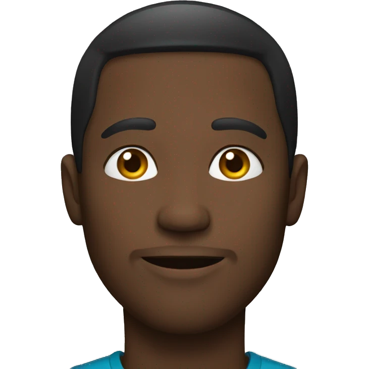 Black male emoji