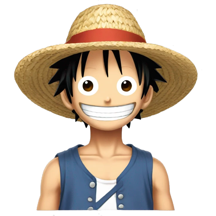 Straw hat luffy emoji