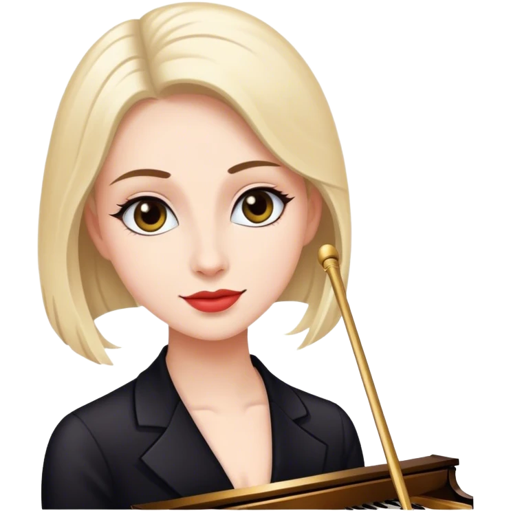 Прекрасная пианистка emoji