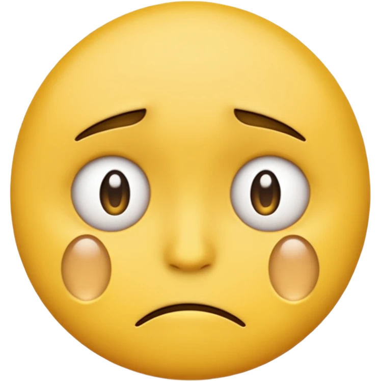 Create a Sad reaction emoji for a new social media app emoji