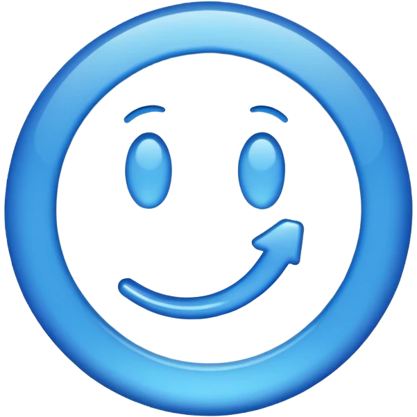 Blue tick emoji