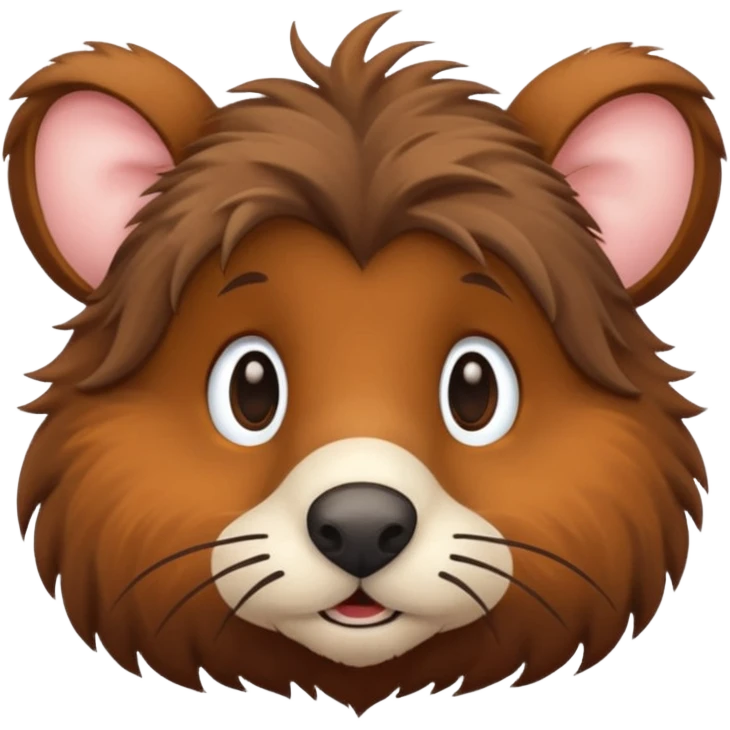 animal with  big nose, side view emoji