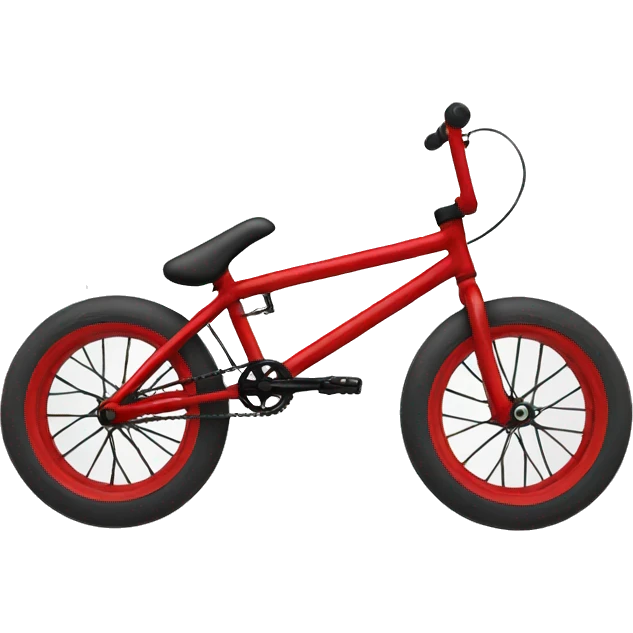 Red cult BMX emoji