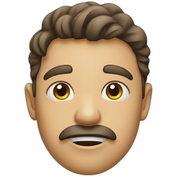 Turning your lips away in disagreement emoji