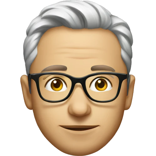 Musk wears glasses emoji