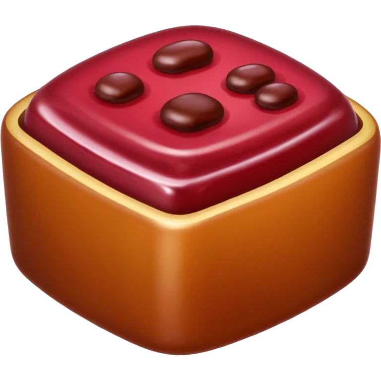 Red Bean Paste Jelly emoji