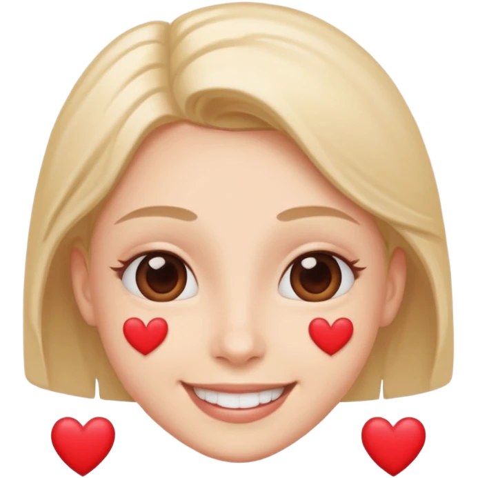 This emoji 🤤 with hearts as eyes emoji