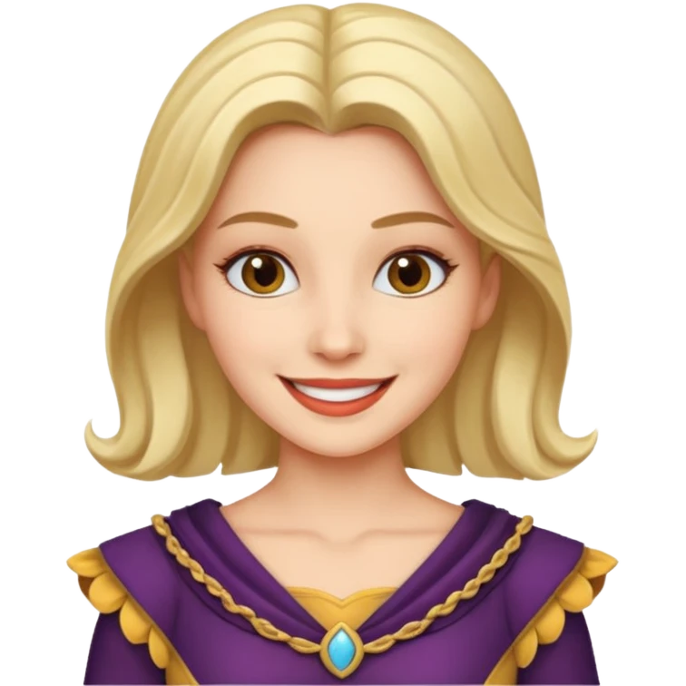 female actor in costume emoji